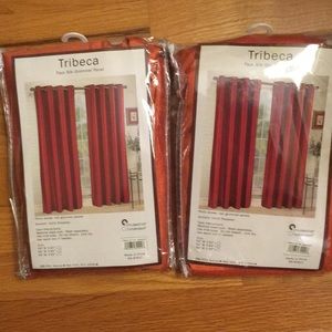 Tribeca faux silk grommet panel curtain  56”x84”